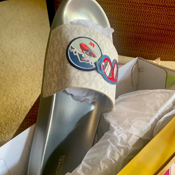 KORS Michael Kors Shoes - Brand new! Michael Kors penny slide